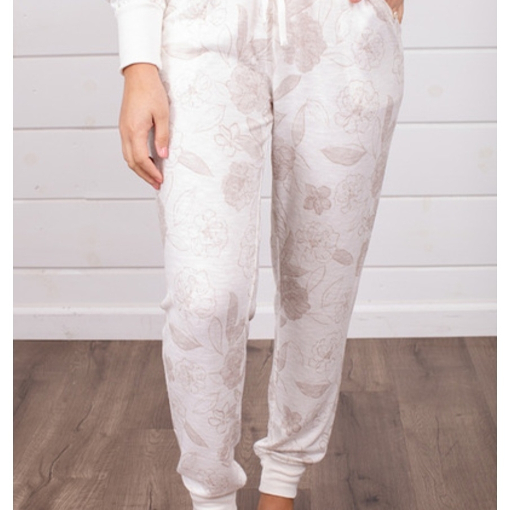 Z Supply Ava Floral Print Jogger Pants
